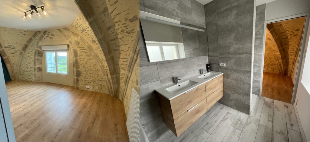 Réaménagement de l'étage d'une habitation